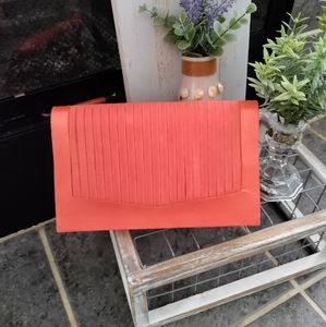 Sasha Red Clutch/Crossbody Purse